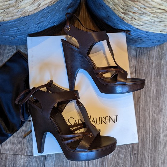 NIB (W37) - YSL Soho 105 Sandal - Picture 4 of 10